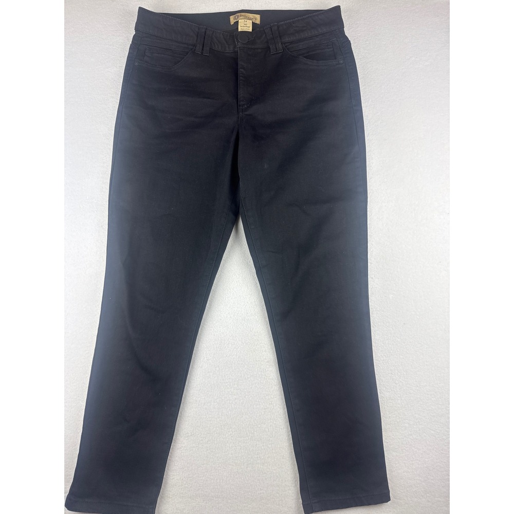 Democracy Ab Solution Black Straight Leg Jeans Womens 14 BN1873KFSL